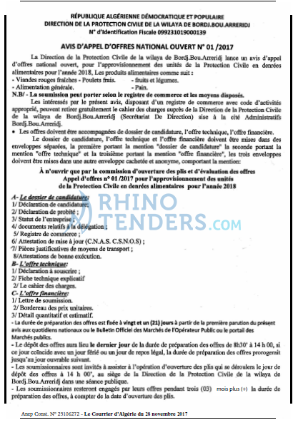 Le Courrier d'Algerie
