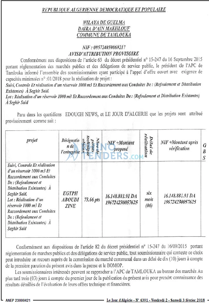 Le Jour d'Algérie