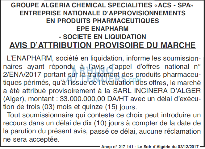 LE SOIR D'ALGERIE