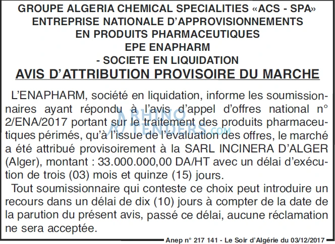 LE SOIR D'ALGERIE