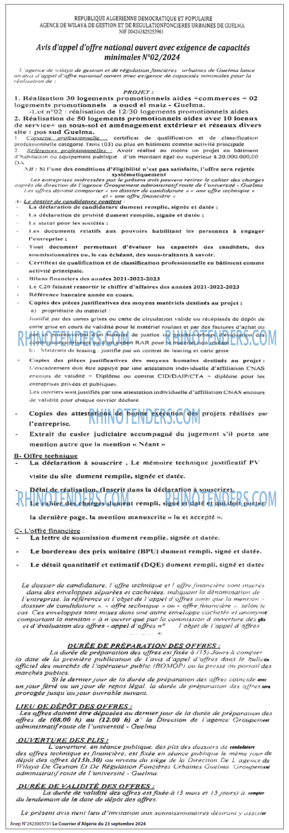 Le Courrier d'Algerie