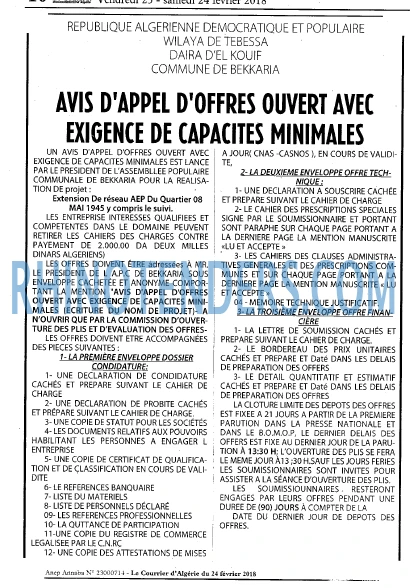 Le Courrier d'Algerie