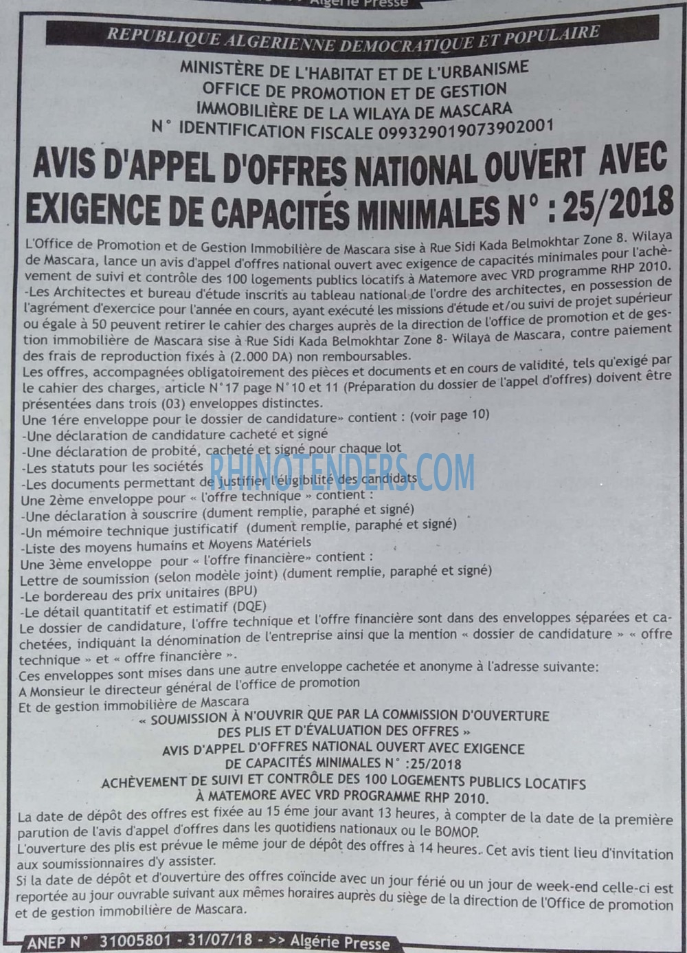 ALGERIE PRESSE