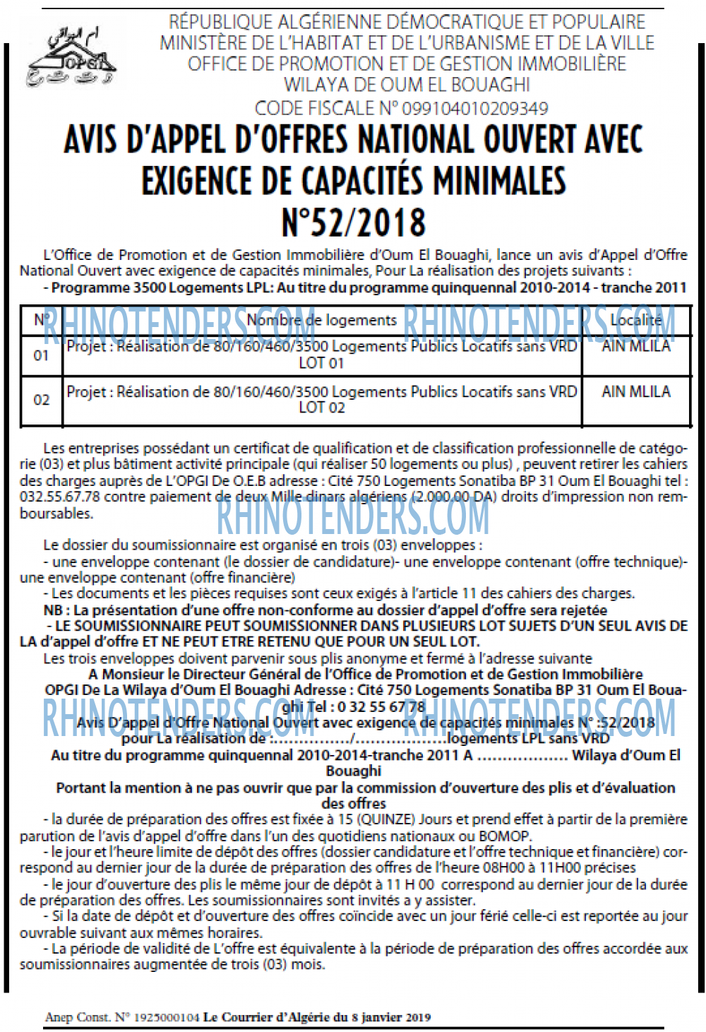 Le Courrier d'Algerie