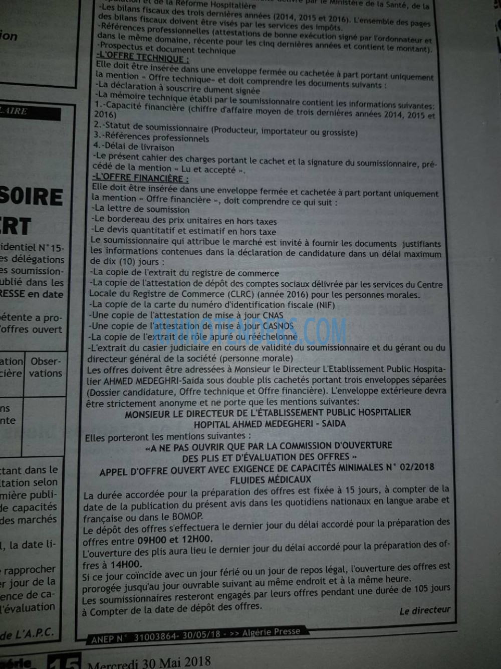 ALGERIE PRESSE