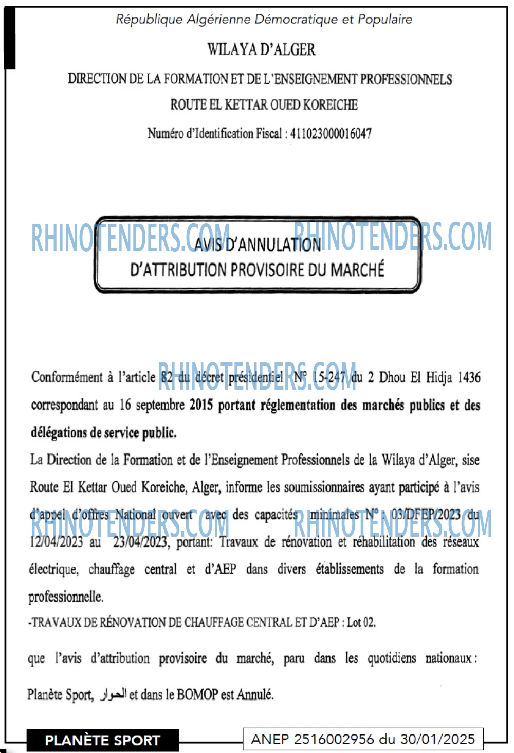 PLANETE SPORT