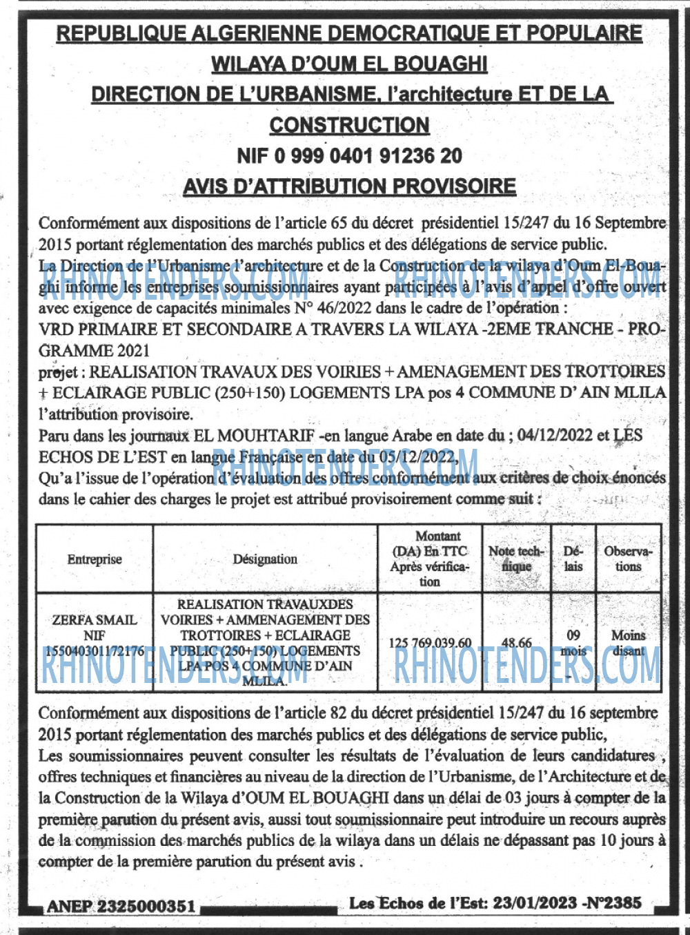 Les Echos de l'Est