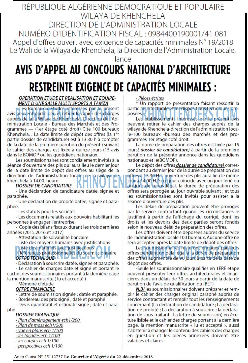 Le Courrier d'Algerie