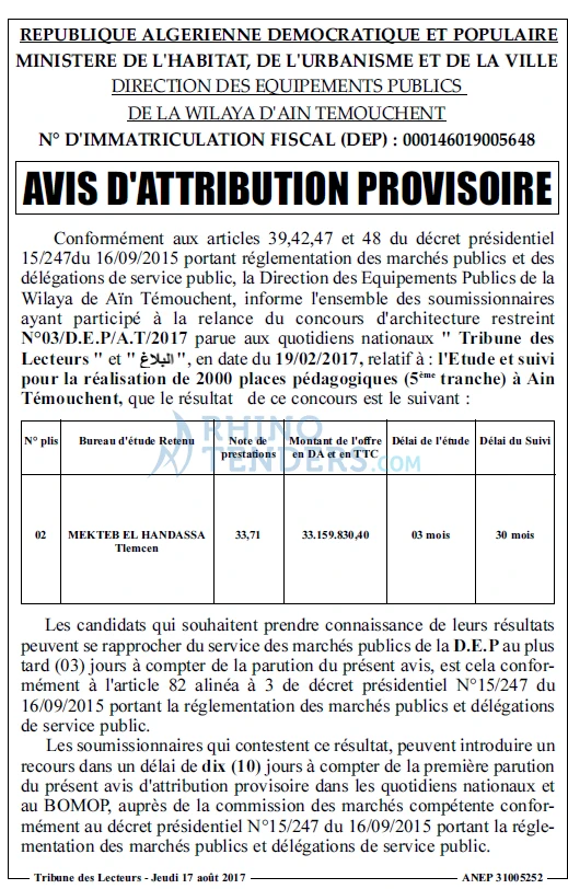 TRIBUNE DES LECTEURS