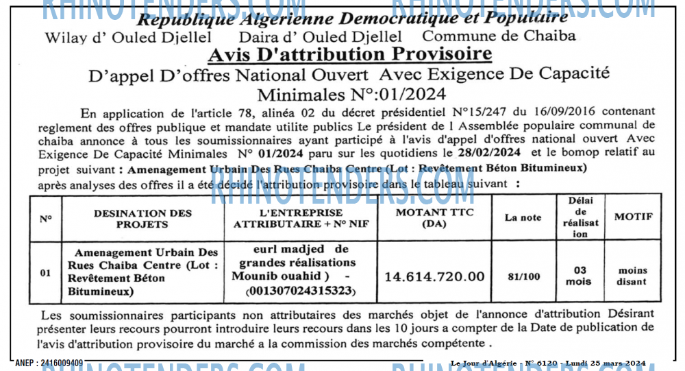 Le Jour d'Algérie