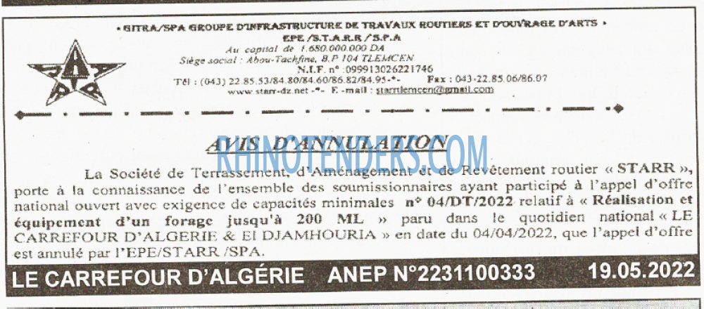 Le Carrefour d'Algérie