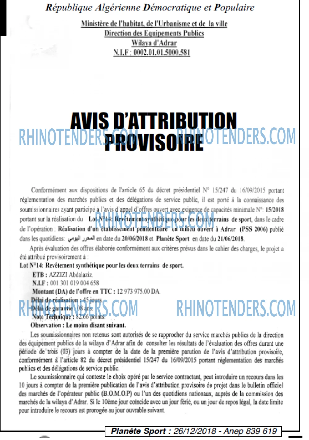 PLANETE SPORT