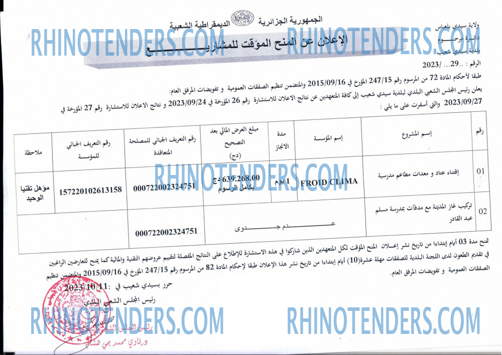 Rhinotenders