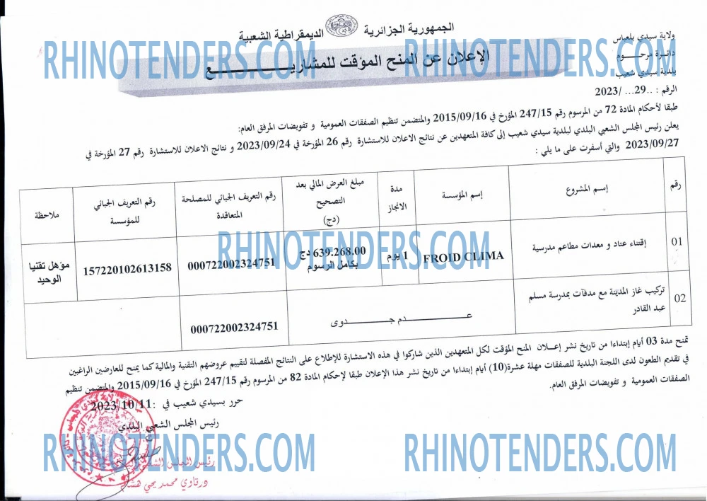 Rhinotenders