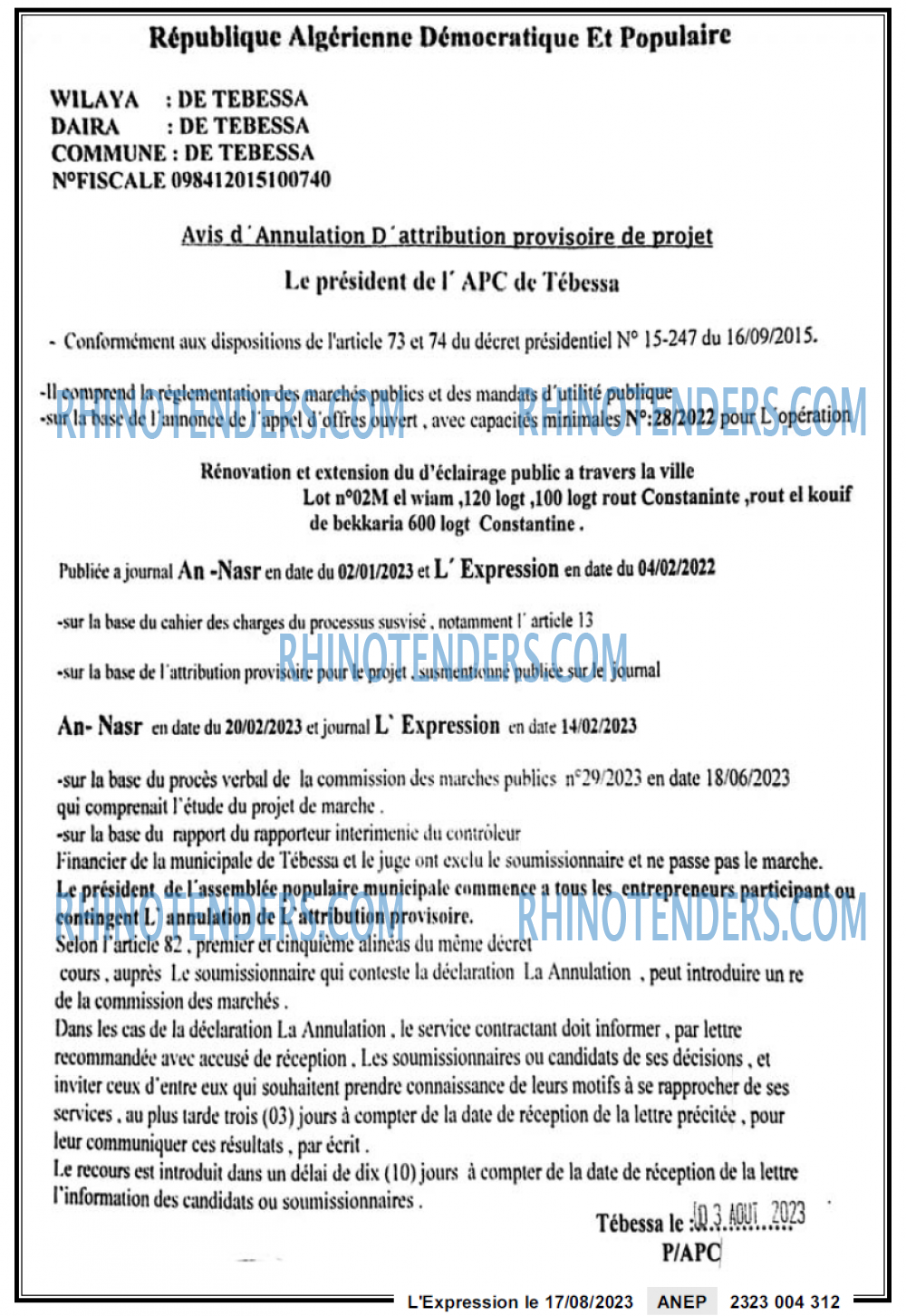 L'EXPRESSION