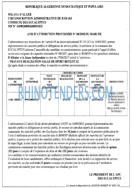 Jeune Independant