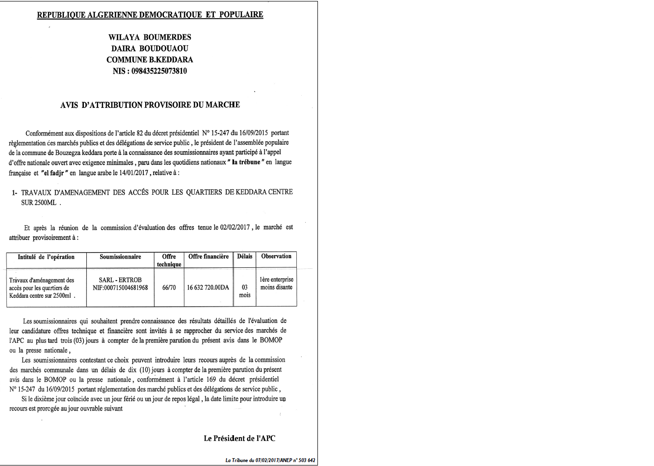 La Tribune