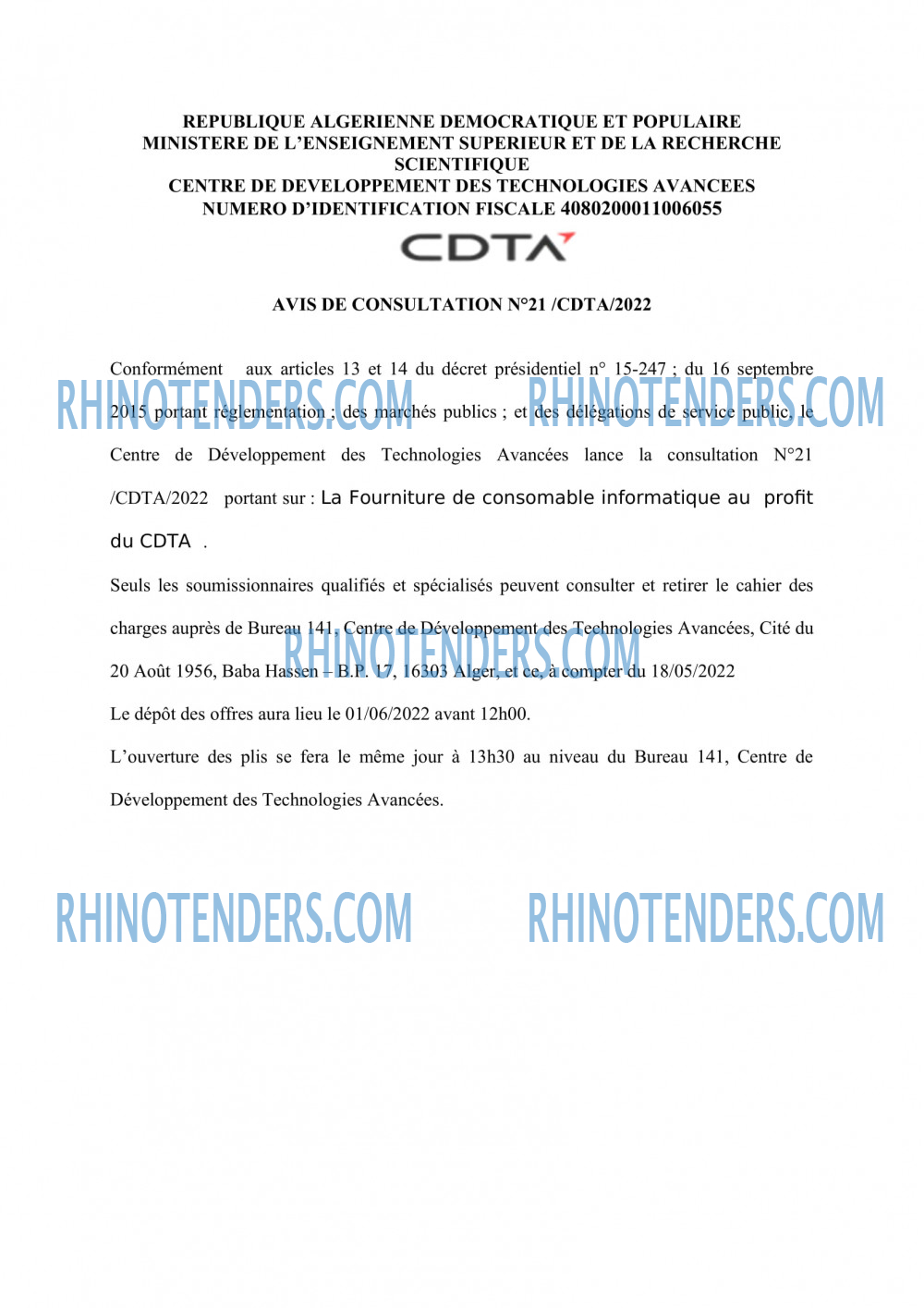 Rhinotenders