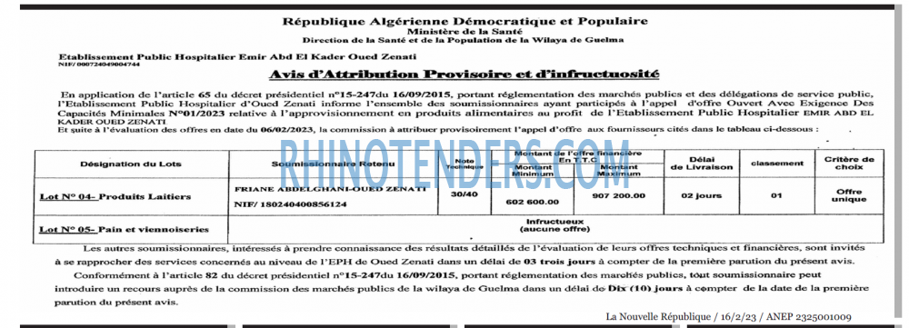 NOUVELLE REPUBLIQUE