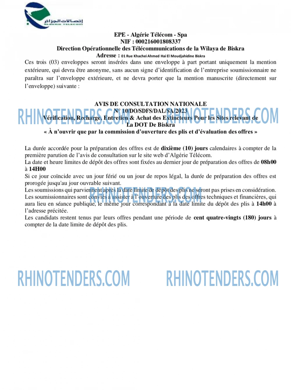 Rhinotenders