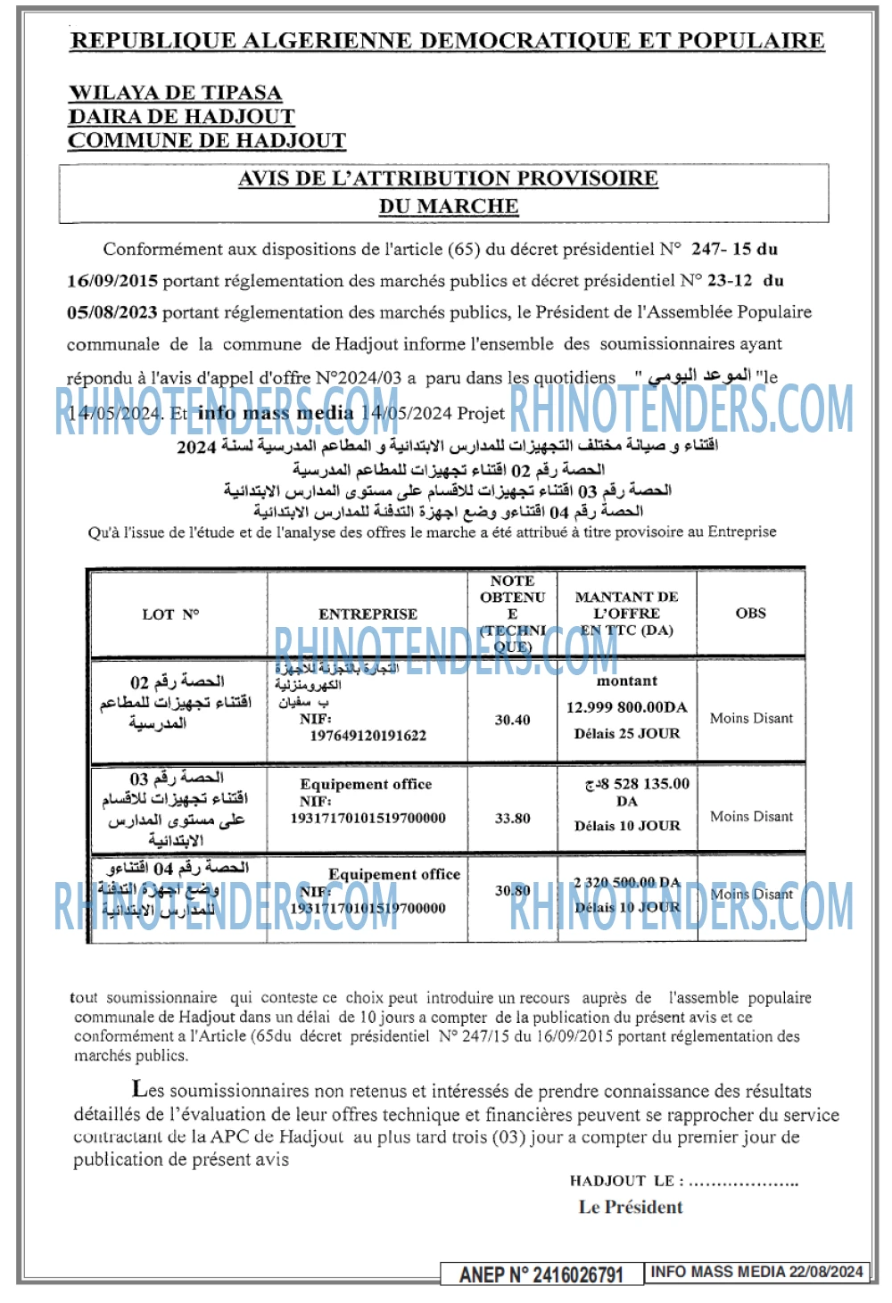 Infos Mass Media