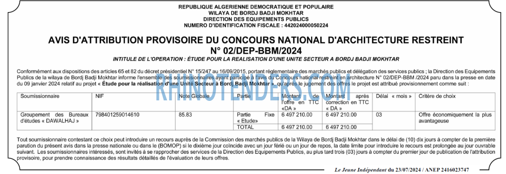 Jeune Independant