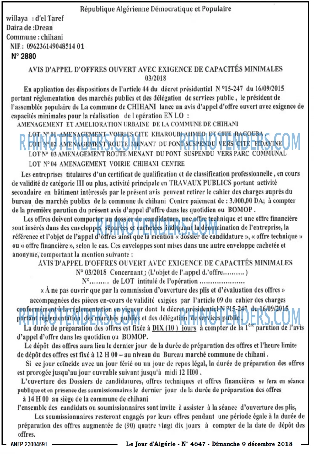 Le Jour d'Algérie