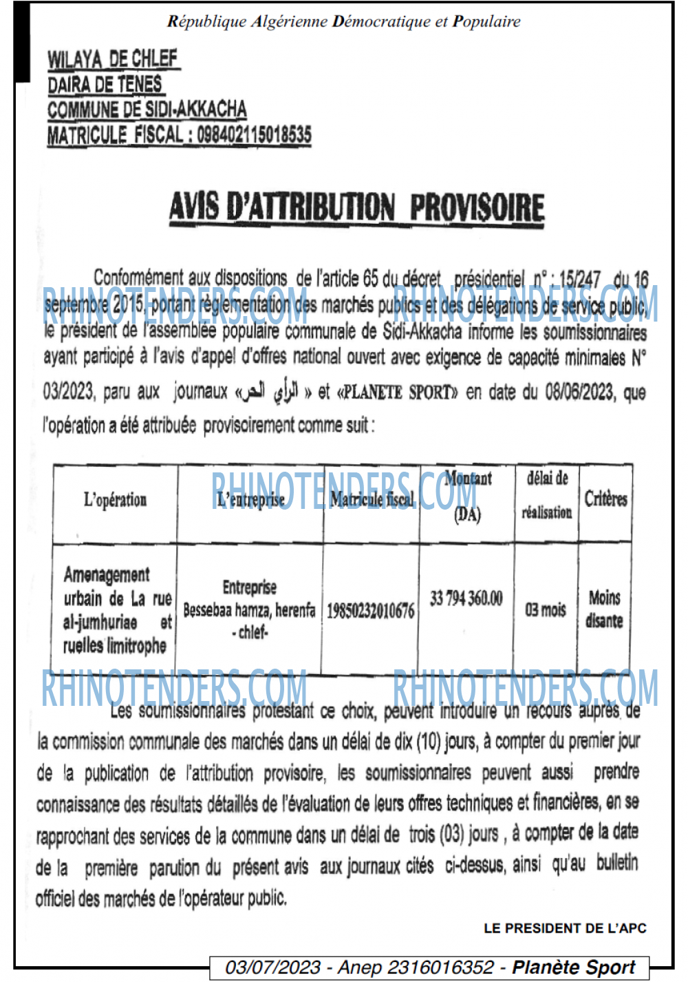 PLANETE SPORT