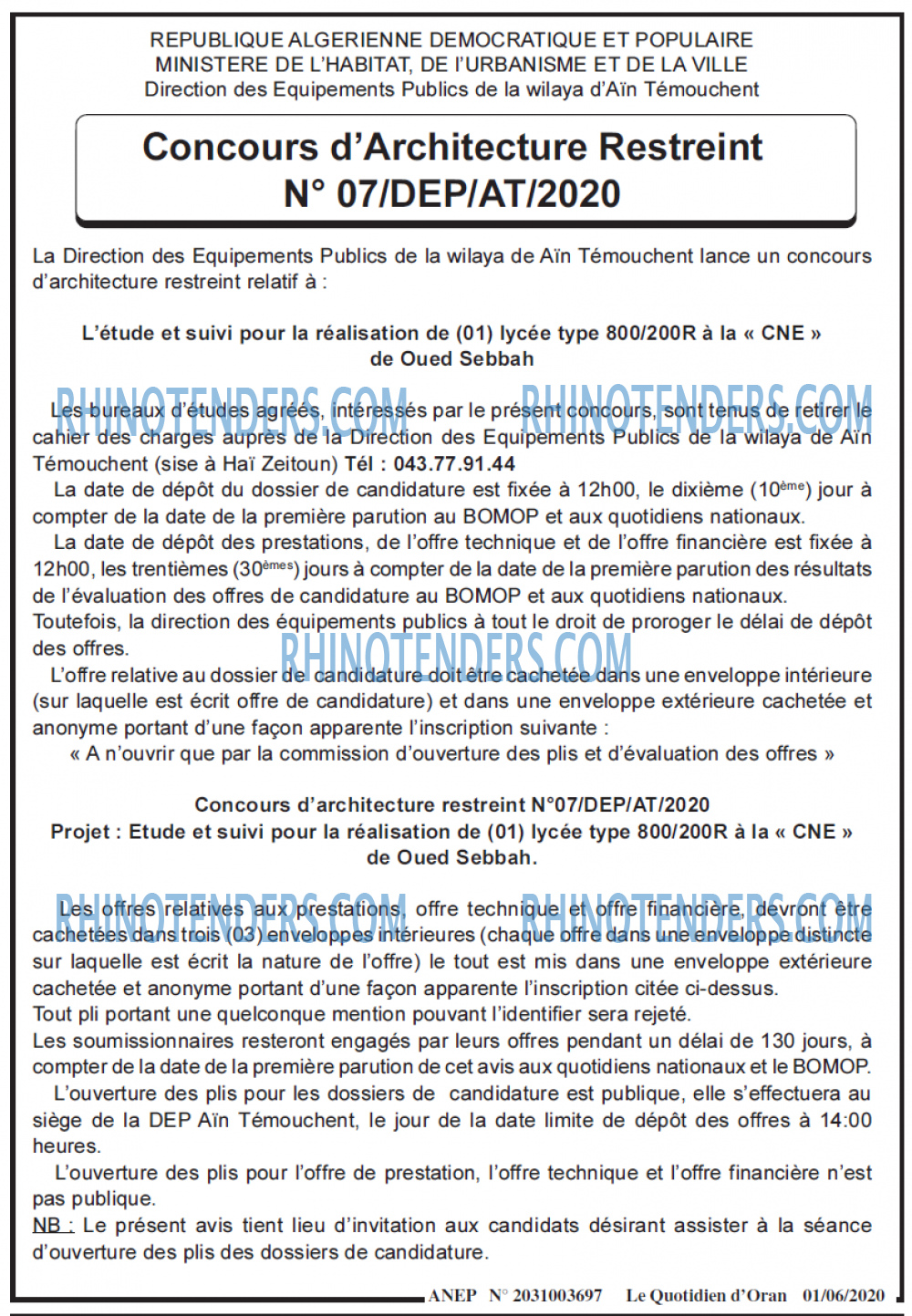 Le Quotidien d'Oran