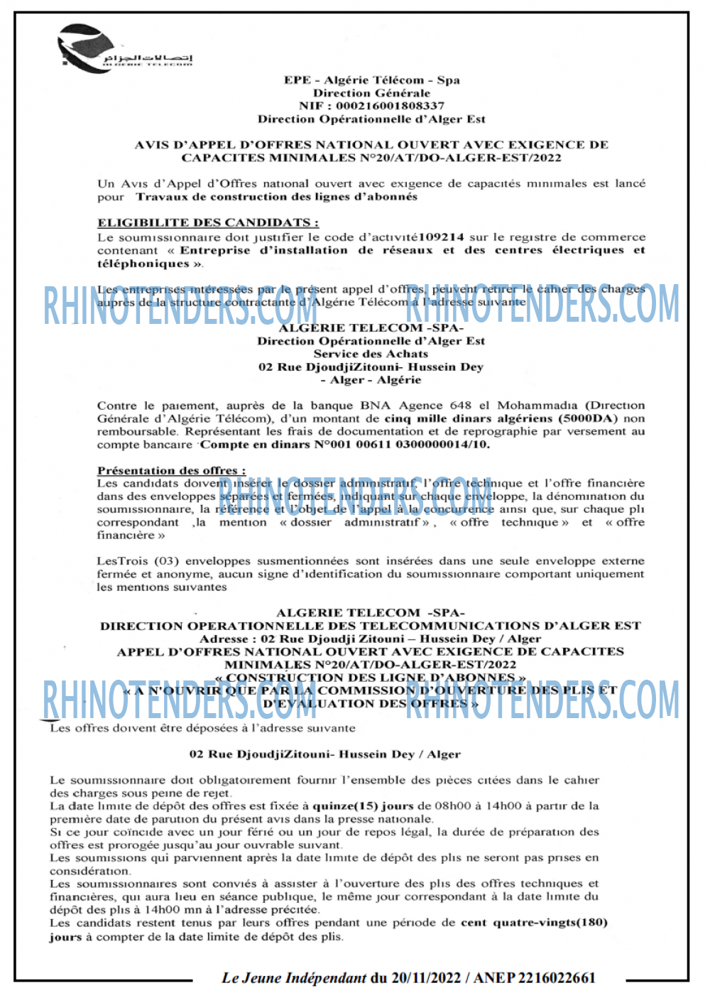 Jeune Independant