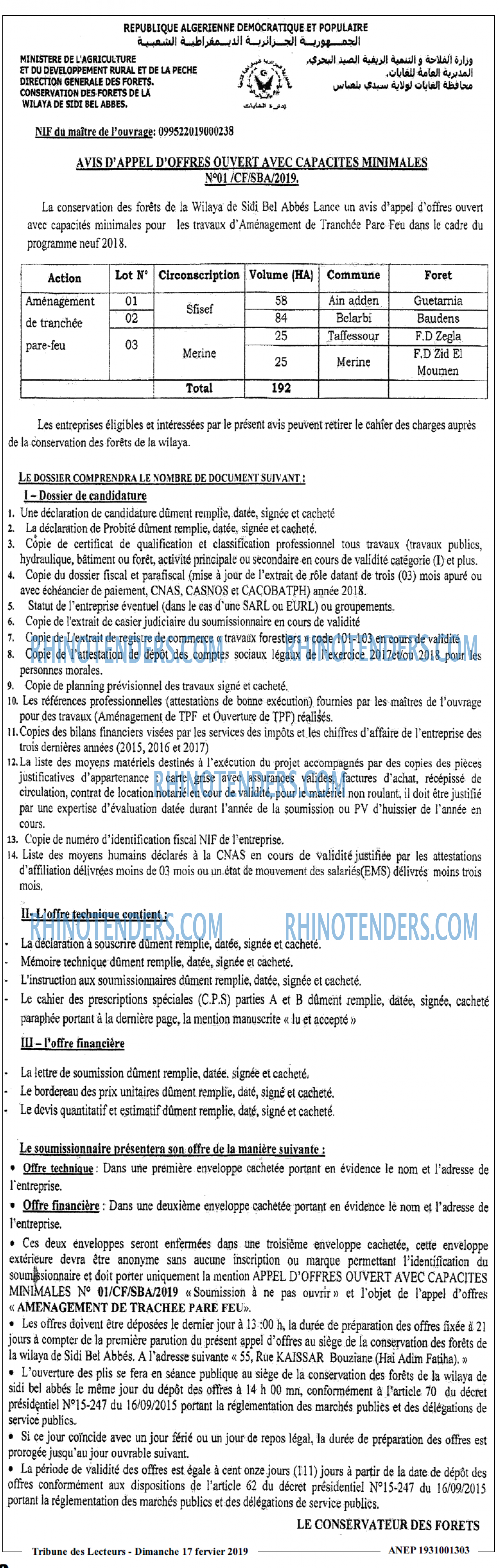 TRIBUNE DES LECTEURS