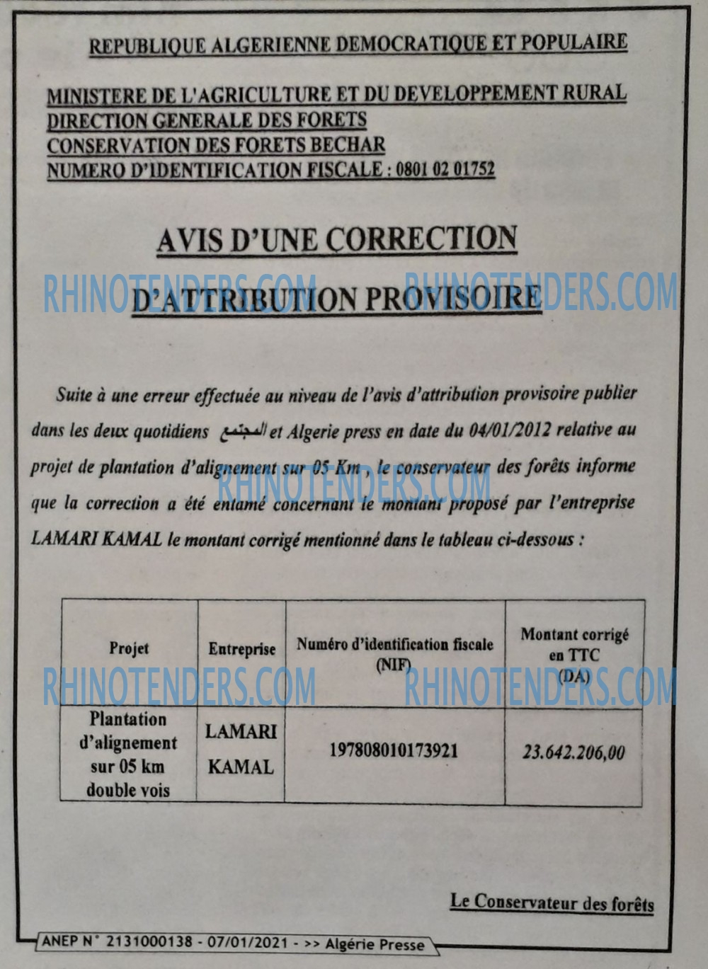 ALGERIE PRESSE