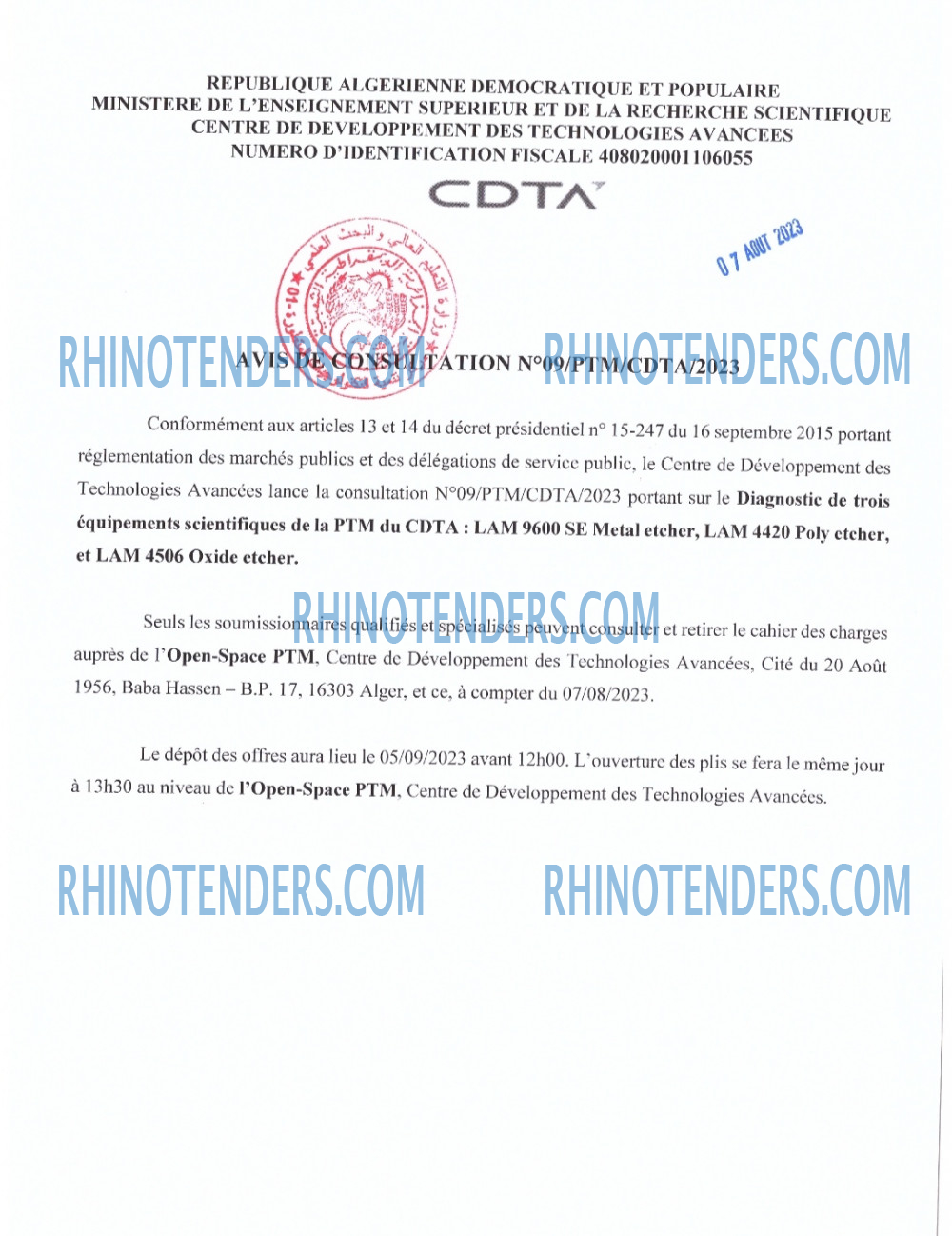 Rhinotenders