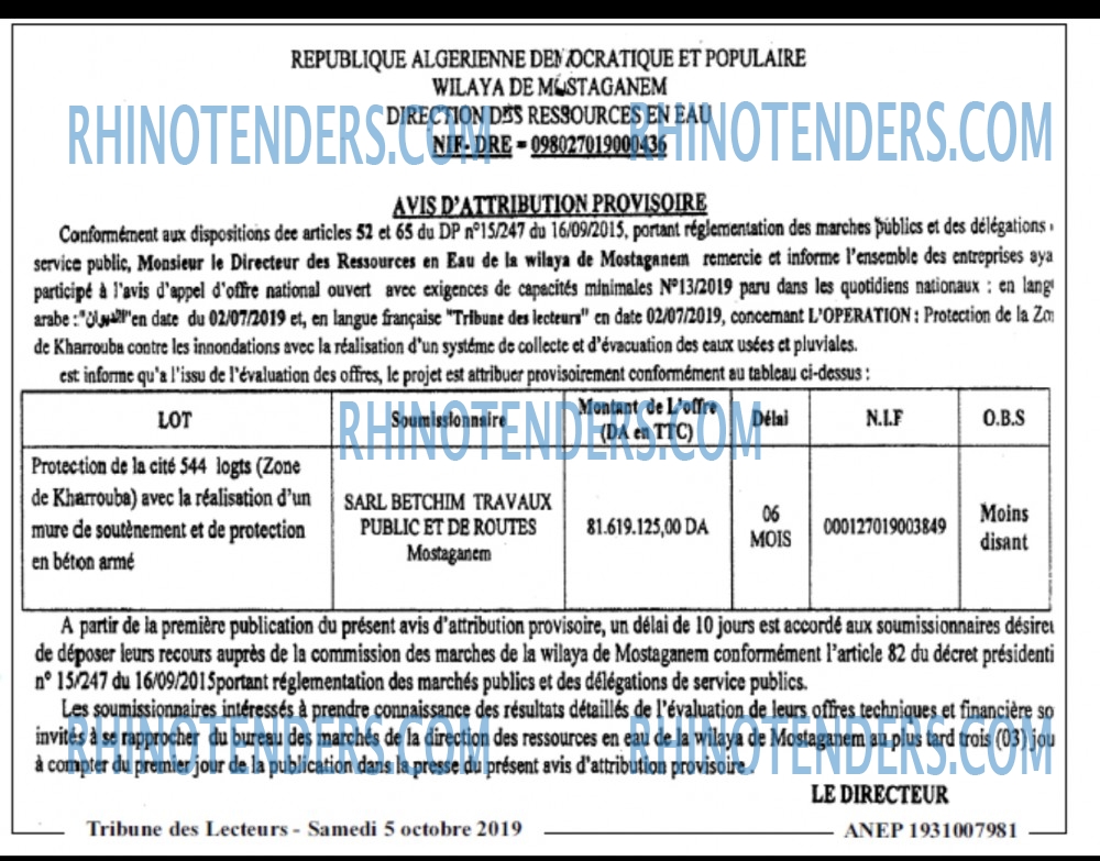 TRIBUNE DES LECTEURS