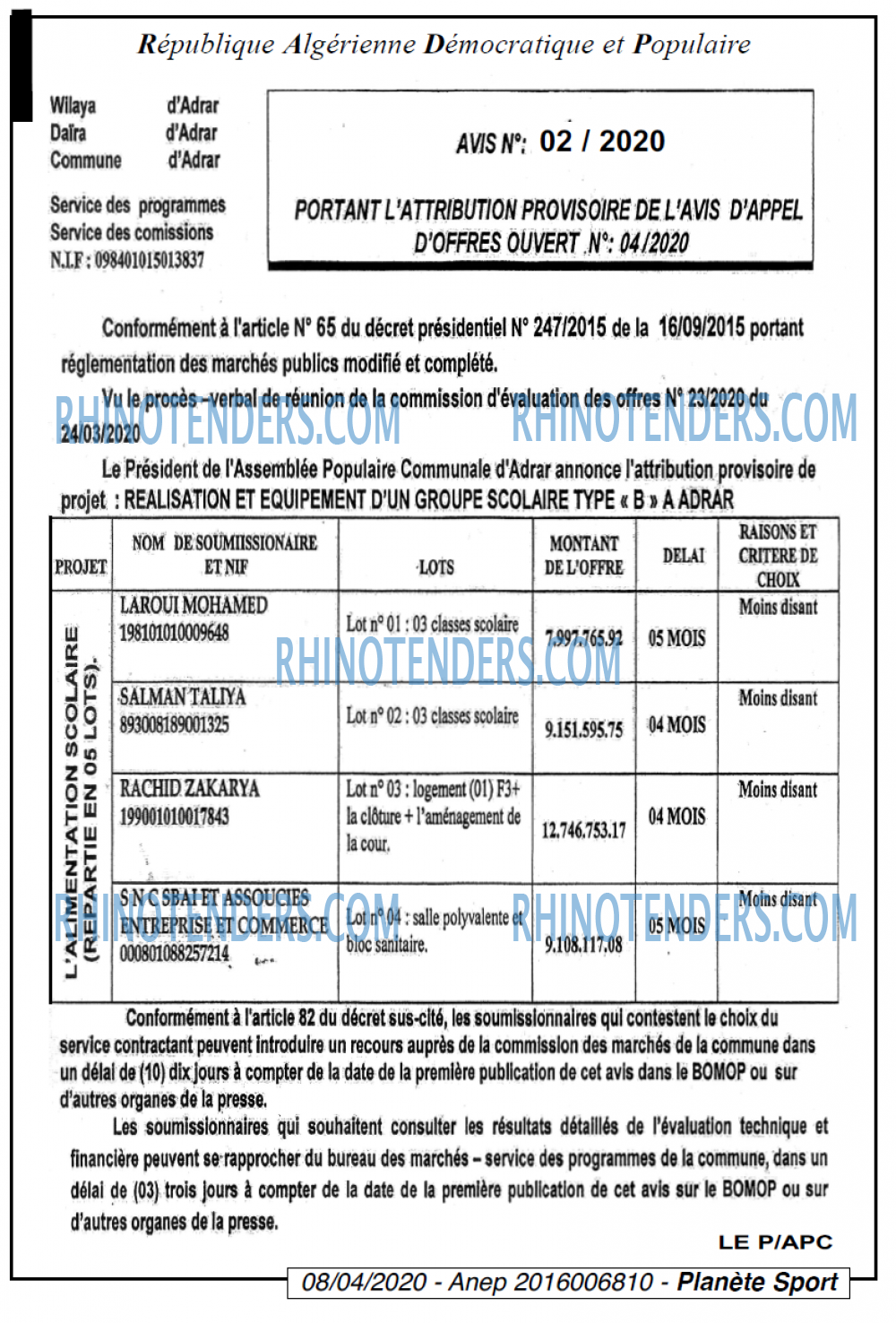 PLANETE SPORT