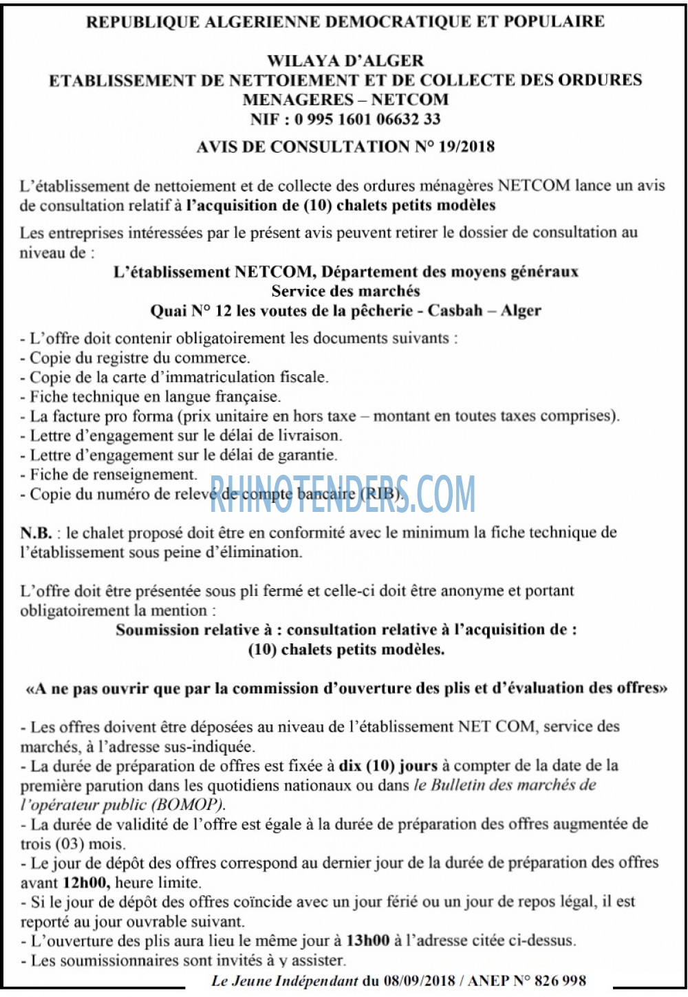 Le jeune indépendant