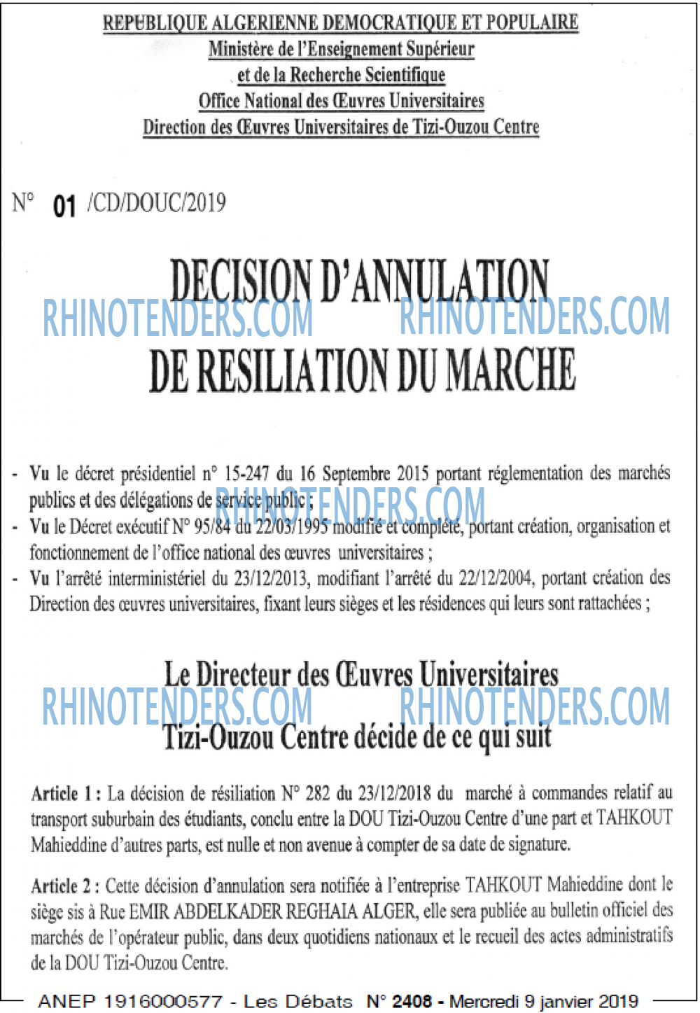Les Debats