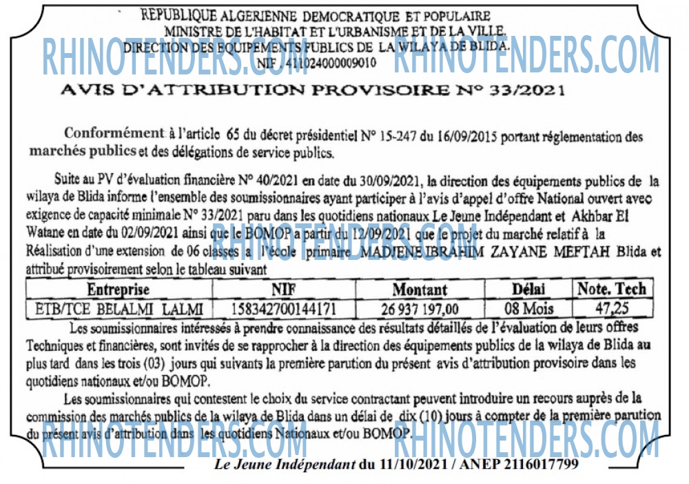 Jeune Independant