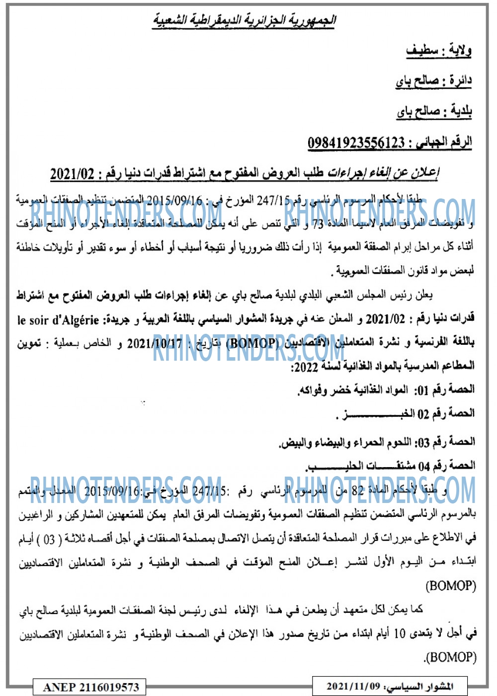 المشوار السياسي