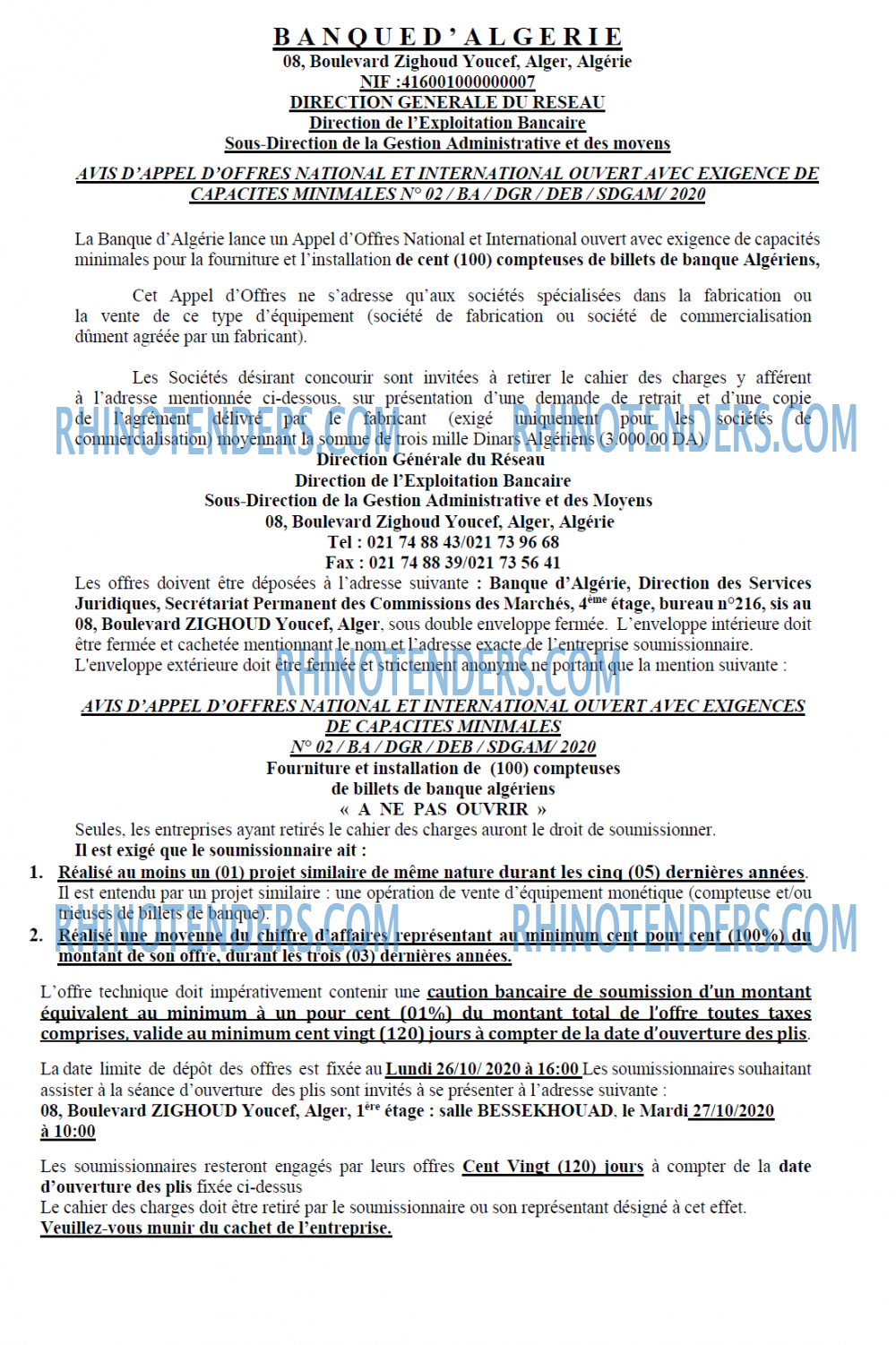 Banque d'Algérie