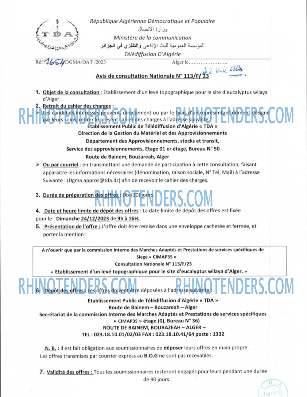 Rhinotenders