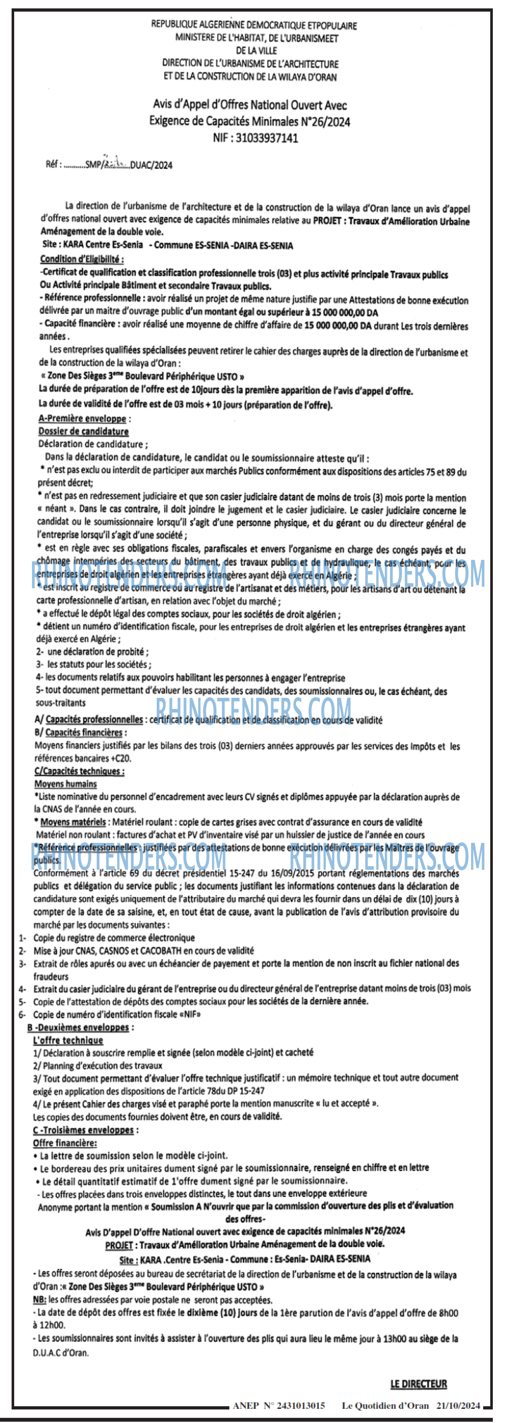 Le Quotidien d'Oran