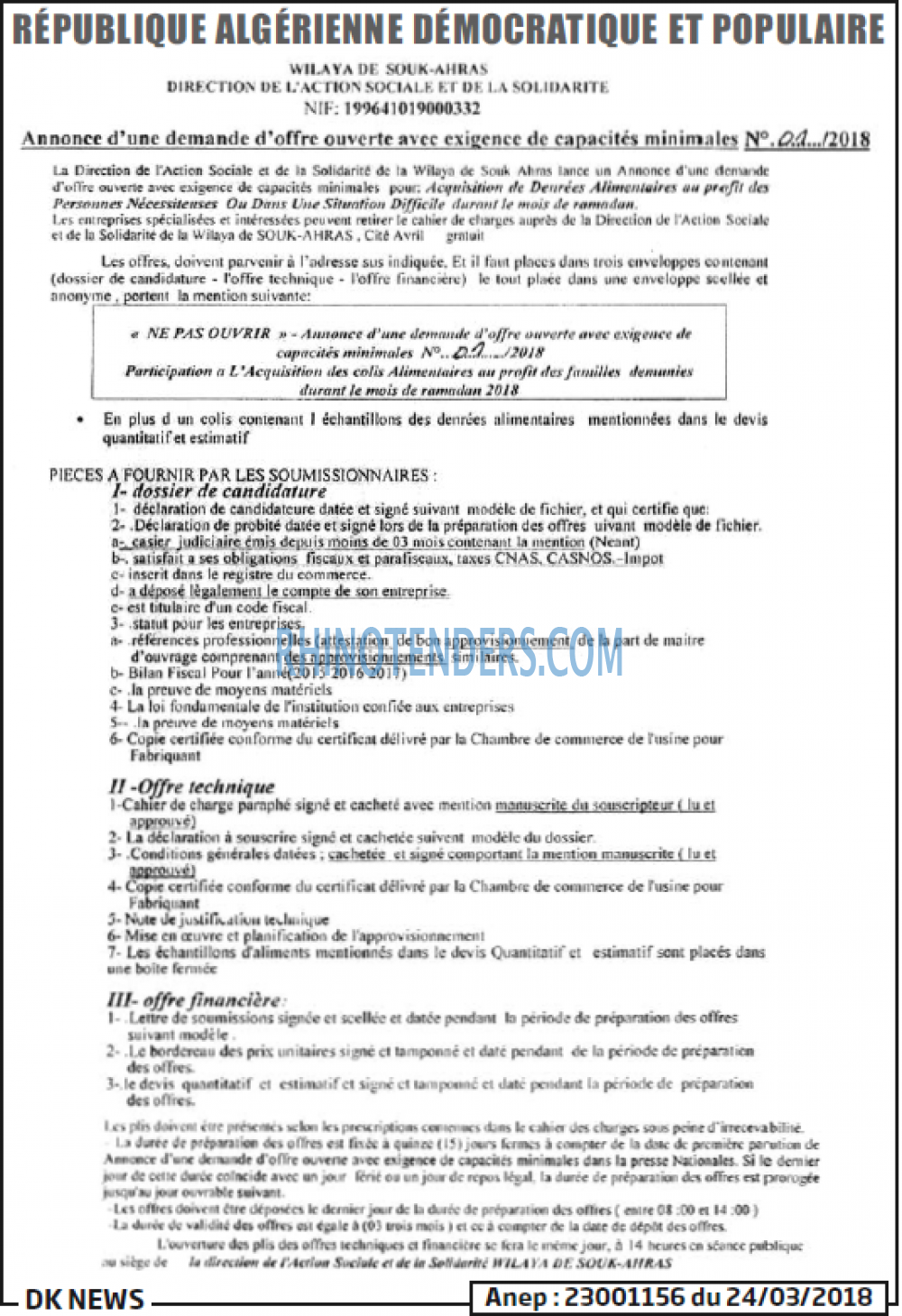 LA DEPECHE DE KABYLIE