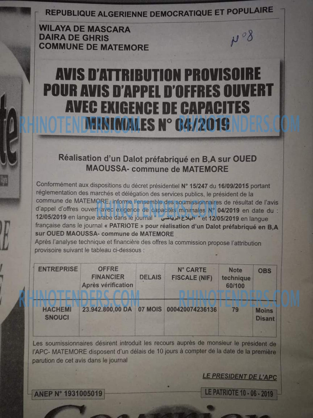 LE PATRIOTE