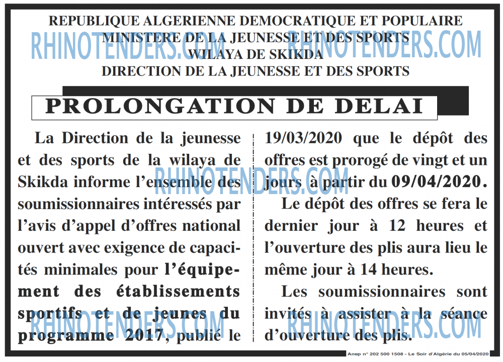 LE SOIR D'ALGERIE