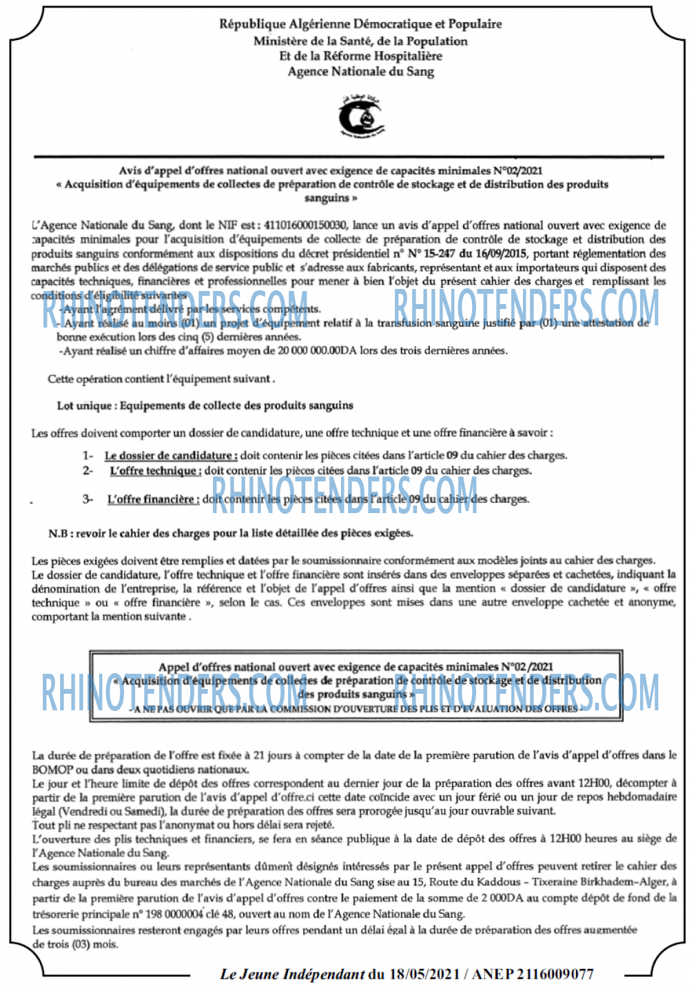 Jeune Independant