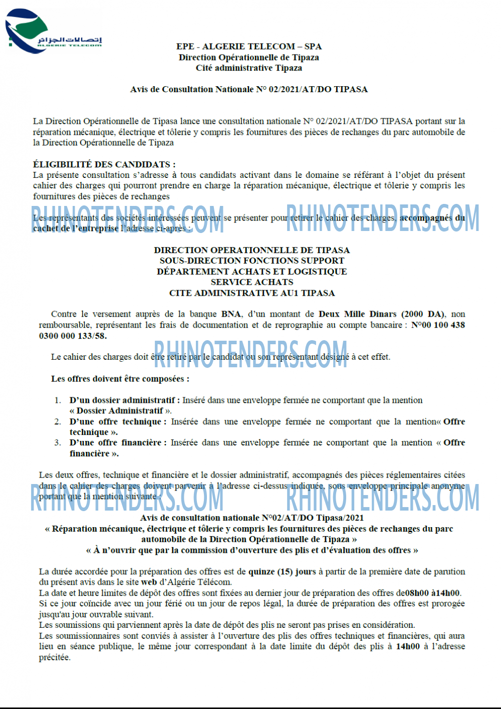 Algérie Télécom
