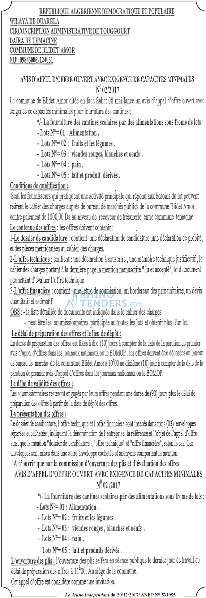 Le jeune indépendant