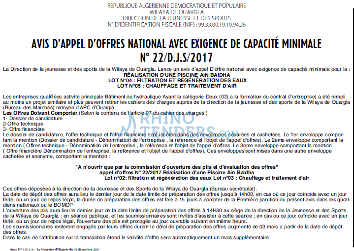 Le Courrier d'Algerie