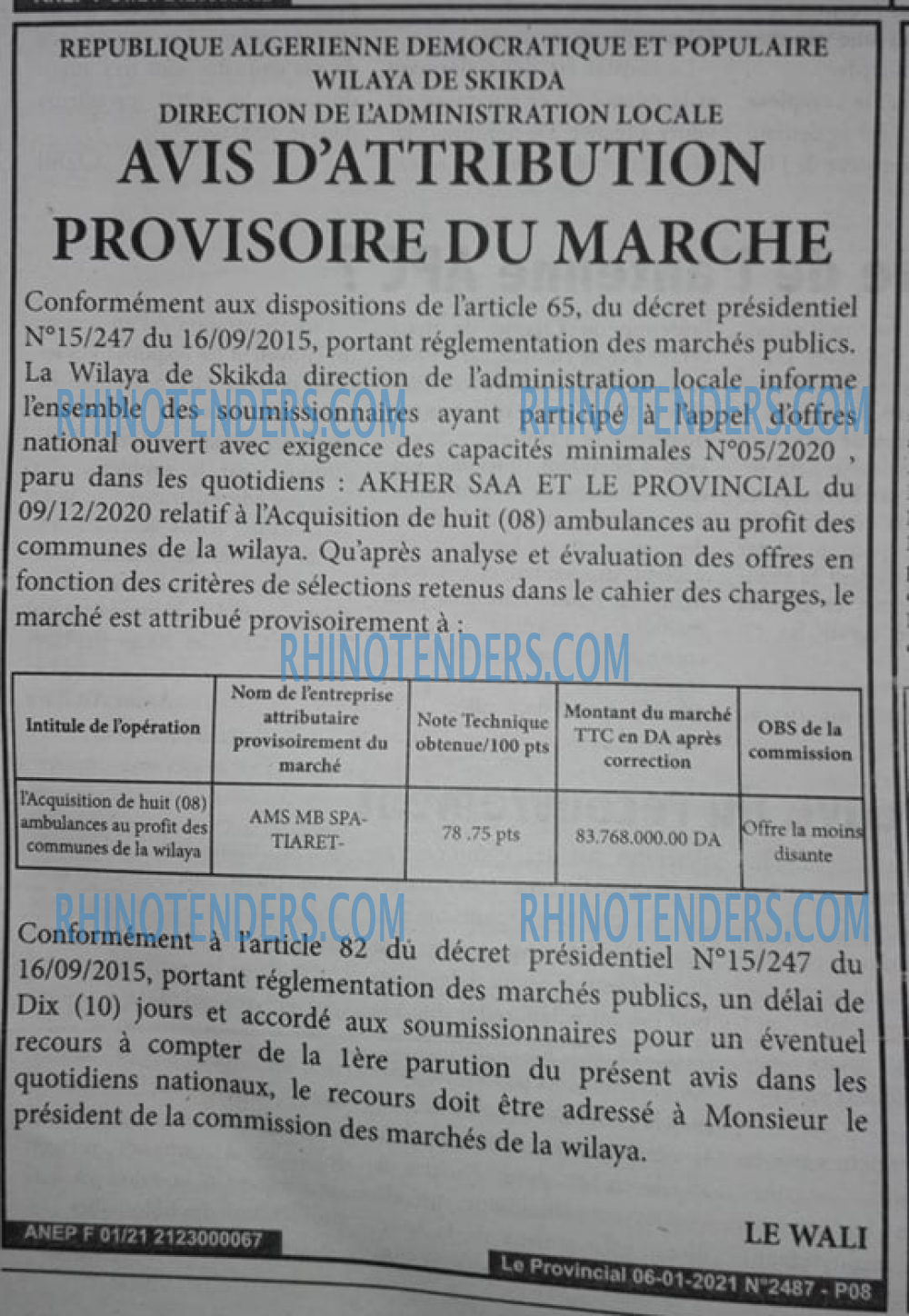 LE PROVINCIAL